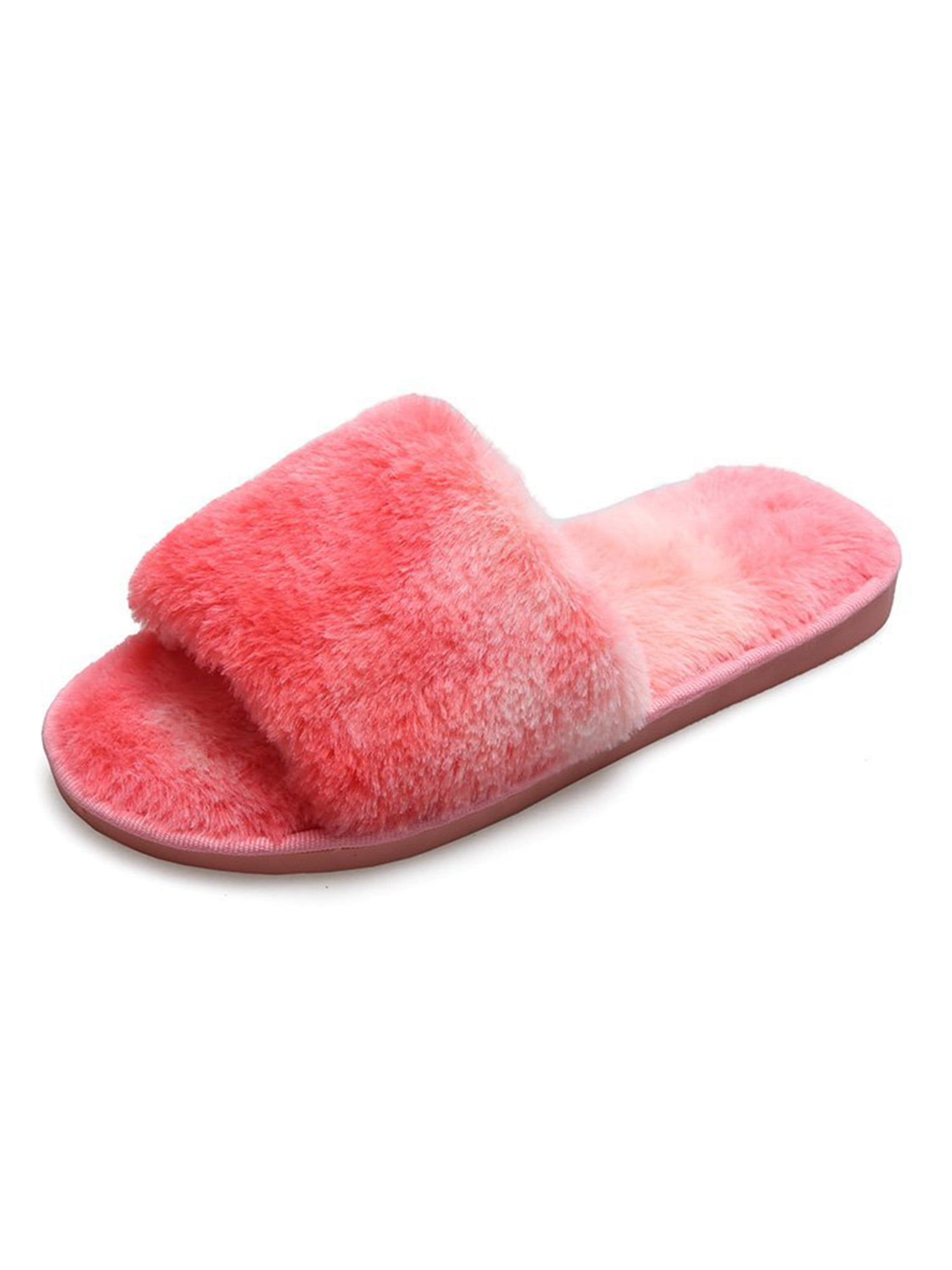 LADIES WOMENS WINTER WARM FAUX FUR LINED BEDROOM HOUSE SLIPPERS SHOES SIZE 