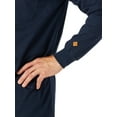 thumbnail image 4 of Wrangler Riggs Workwear Men's Flame Resistant Long Sleeve Henley Work Shirt Navy, 4 of 4