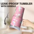 thumbnail image 5 of 20OZ Unicorn Themed Tumbler with Handle Insulated Mug for Daily Hydration Ideal Presents for Women Unicorn Enthusiasts Suitable for Birthday Christmas and Craft Days, 5 of 6