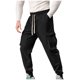 thumbnail image 2 of Puntoco Pantalones casuales para exteriores con cintura elástica y múltiples bolsillos para hombre, 2 of 6