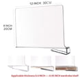 thumbnail image 2 of WIFKLSIIPG Acrylic Shelf Dividers for Closet Wood Shelf Organizer Multi Functional Wood Closet Separator for Storage and Organization in Bedroom No Installation Tools Required (Clear), 2 of 4
