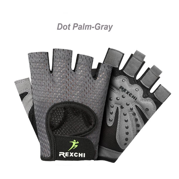 REXCHI-guantes de ciclismo para hombre y mujer, manoplas de medio dedo para Fitness, deportes al aire libre, levantamiento de pesas, Yoga, transpirables, usable Fivean Guantes deportivos