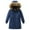 Navy, variant on Lindreshi Toddler Boys Clothes Clearance Boys Winter Coat Kids Girls' Boys' Hooded down Winter Warm Jacket Puffers Outerwear