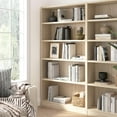 thumbnail image 3 of Universal Tall 5 Shelf Bookcase in Natural Elm - Engineered Wood, 3 of 11