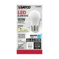 thumbnail image 3 of 8.2 Watt LED A15 - Soft White - Medium Base - 3000K - 90 CRI - 120 Volt - 6-Pack, 3 of 11
