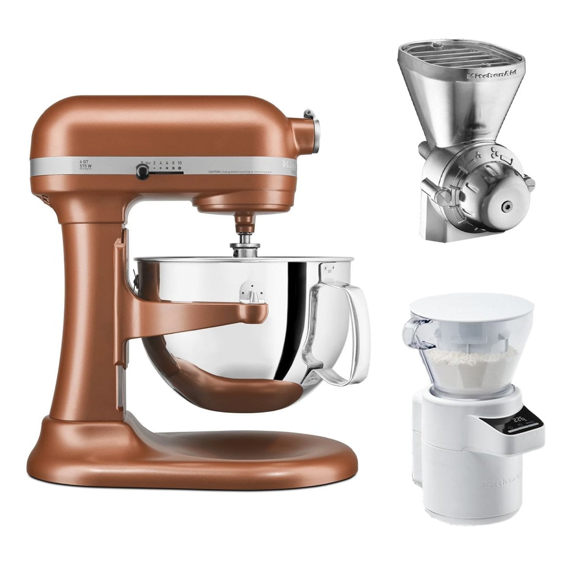 KitchenAid® Pro Line® Copper Stand Mixer, 7 Qt. My favorite mixer!! Love  the new Chrome! #kitchenaidmixer #standmixer…