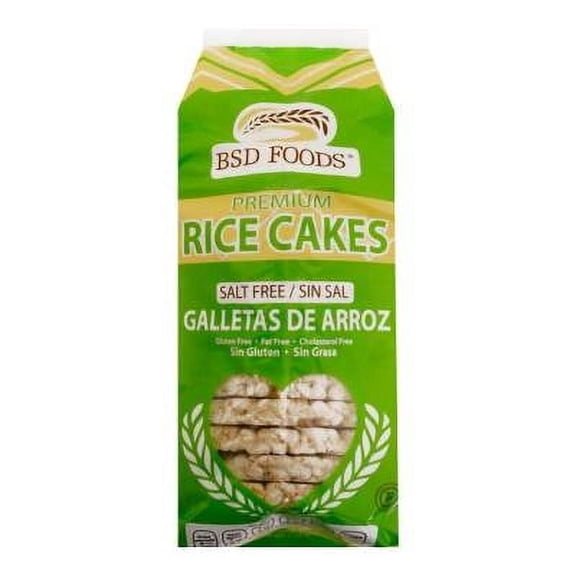 Galletas de arroz Bsd Foods sin sal 72 g