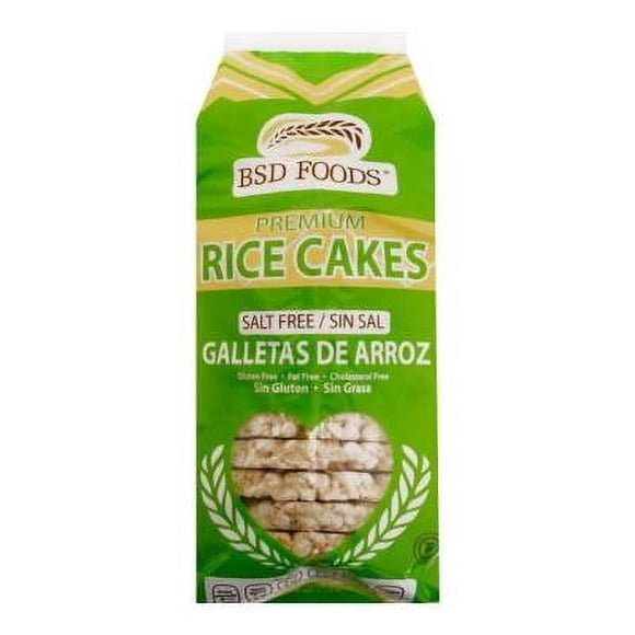 Galletas de arroz Bsd Foods sin sal 72 g