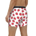 thumbnail image 3 of Rocae Cartoon Strawberry for Stretch Moisture-Wicking Underwear,Men's Underwear Boxer Briefs Small, 3 of 9
