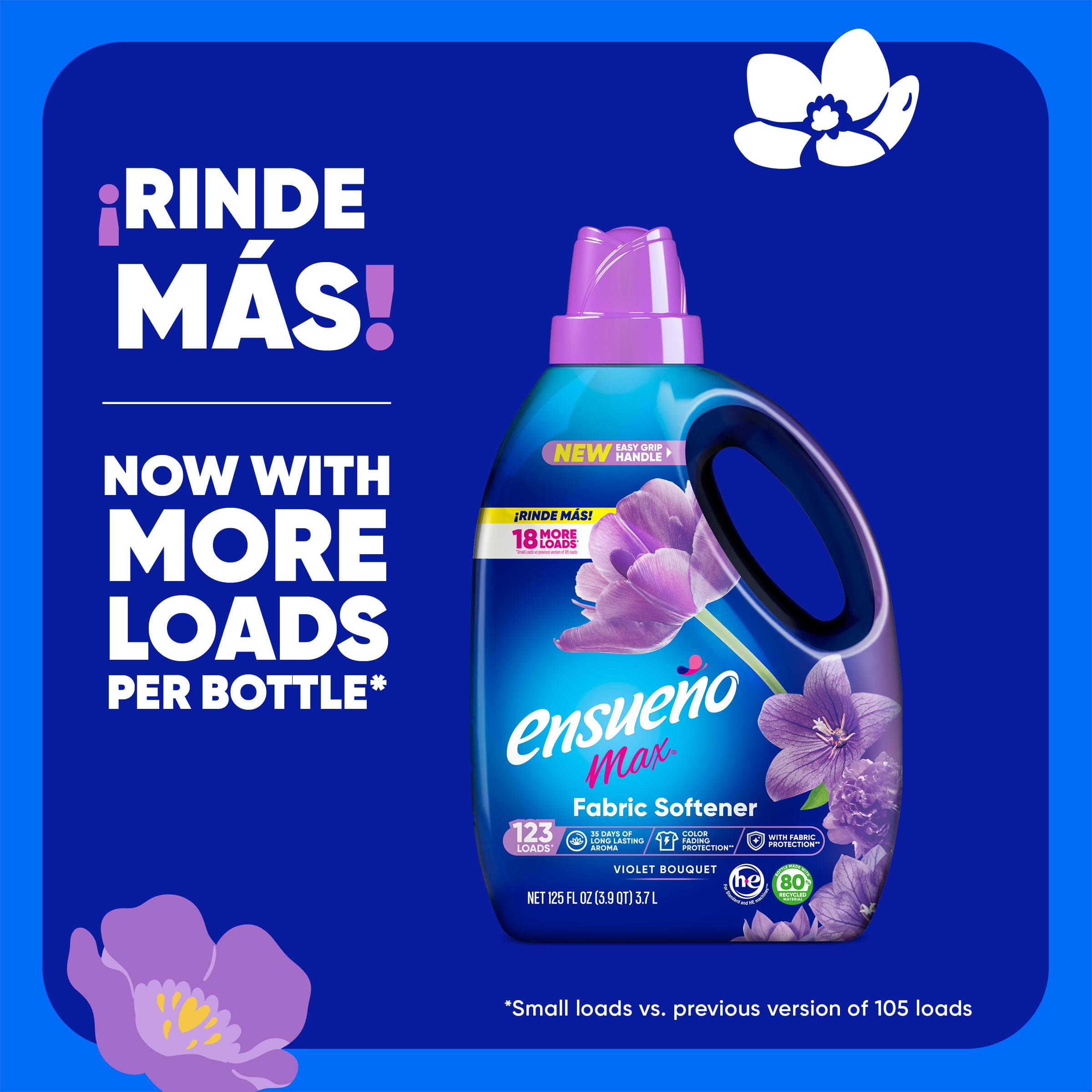 (2 pack) Ensueño® Max Liquid Fabric Softener Violet Bouquet