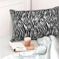thumbnail image 5 of Kdxio Cotton Pillow Cases 14"x20" Pillowcases,Soft and Breathable Bedroom Pillow Cases-Zebra, 5 of 8