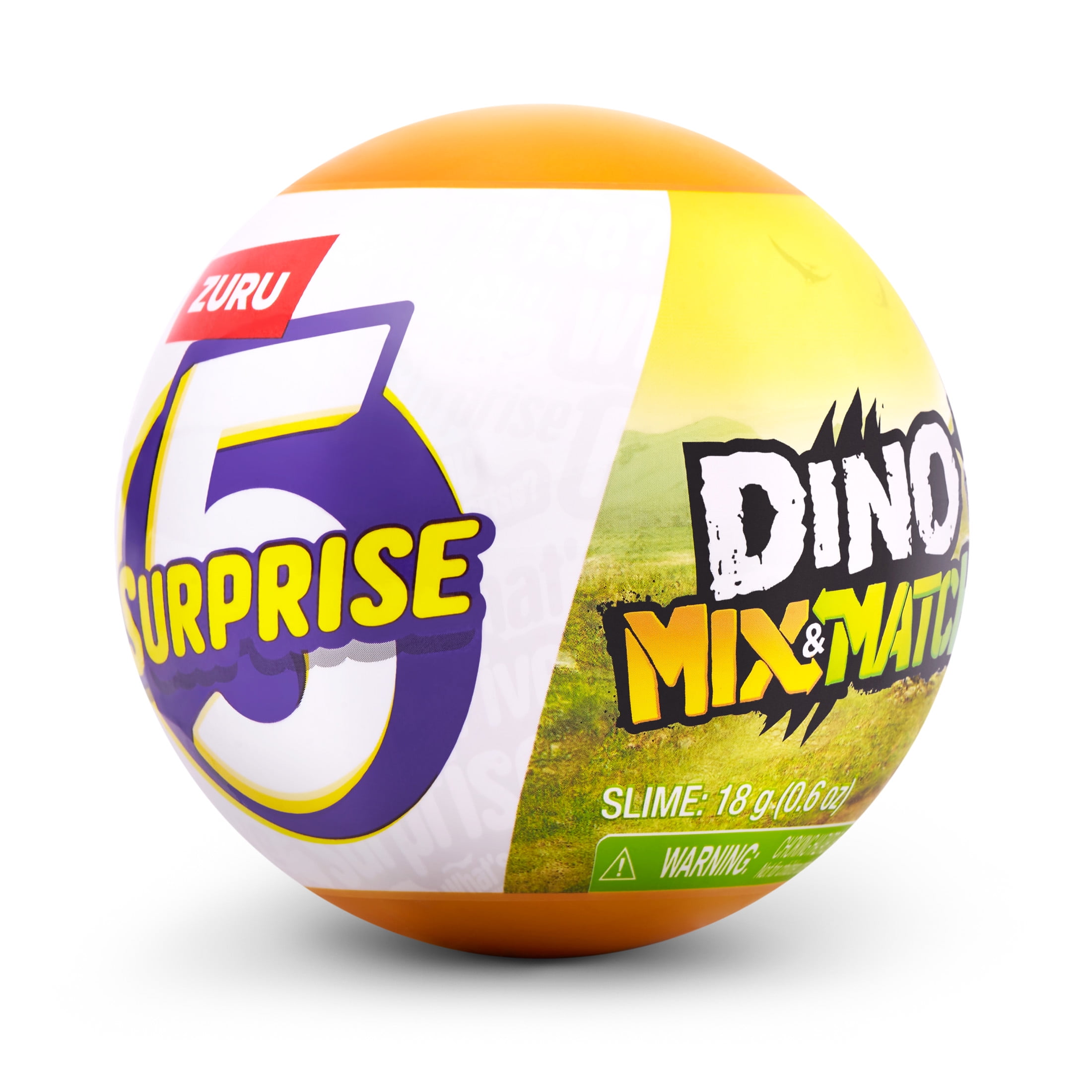 5 Surprise Dino Mix Match (Assorted) Collectible Blind Novelty and Gag Toy for Child by ZURU