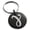 Black, variant on Stainless Steel Euler-Mascheroni Mathematical Engraved Small Medallion Circle Charm Keychain Keyring