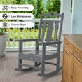 NALONE Outdoor Rocking Chair Set of 2, All Weather Resistant Rocking