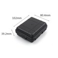 thumbnail image 4 of Escalada Caja sellada impermeable para exteriores Caja de almacenamiento de herramientas EDC a prueba de golpes (Negro M), 4 of 4