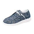 thumbnail image 3 of Willtoo Canvas Shoes for Women Lace‑Up Canvas Casual Loafers, Textured Lightweight Walking Shoes, Slip‑On Adjustable Toggle Laces Low‑Top Fashion Footwear, 3 of 6