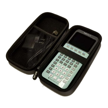 Hard Travel / Protective / Carrying Case for Texas Instruments TI-84 Plus CE  TI-83 Plus CE  TI-84 Plus CE Color Graphing Calculator with Extra Mesh Pocket for Accessories Graphing Calculator Hard Protective Carrying Case for Texas Instruments TI-84 Plus  CE  Silver Edition  TI 89 Titanium  for USB Cable  AC Charger  Manual  Pencil  Ruler & School Accessories. NOTE: CASE Only! Calculator and accessories are shown for demonstration purposes only. NOTE: Case only! This newly released hard Graphing Calculator Carrying Case for Texas Instruments TI-84 Plus CE/TI-83 Plus CE/Casio fx-9750GII  Extra Zipped Pocket is great not for protecting your calculator but also for organizing your USB Cables  AC Adapter  Manual  Pencil  Ruler and Other School accessories. This newly released graphing calculator case is made using the latest 1680D ballistic polyester material for superior finish and protection. This graphing calculator protective case will help your child easily organize his or her small school accessories. This is compatible with Texas Instruments Calculators  TI-84 Plus  TI-84 Plus C Silver Edition  TI 89 Titanium  TI Nspire CX/TI Nspire CX CAS and other graphing  scientific and financial calculators. This protective hard travel case will fit and protect most graphing  scientific and financial calculators. This is compatible with T-84 plus ce / ti-83 plus ce / casio fx-9750GII graphing calculator and more.