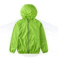 thumbnail image 4 of Wancir Boys Girls Rain Jacket Kids Lightweight Waterproof Hooded Raincoats Windbreakers, 4 of 5