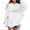 White, variant on SNKSDGM Toddler Big Girls Hooded 4-5 Years Girls Sweatshirt Size 6 Girls' Fashion Casual Printed Long Sleeved Hoodie Top Toddler Sweaters Girls