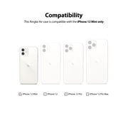 Ringke Air & Shoulder Strap Case Compatible with iPhone 12 mini, Lightweight Thin TPU Cover with Shoulder Strap - Clear / Black