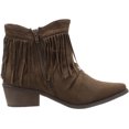 thumbnail image 6 of Roper Women's Fringe Booties Medium Toe Brown 8 1/2 M  US, 6 of 8
