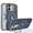 Gray, variant on Shimist for iPhone 17 6.3" with Built-in Camera Stash Stand Compatible with MagSafe Slim Fit & Lightweight Hard Back Cover Clear Case Matte,Blue