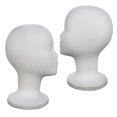 thumbnail image 4 of Beauos Wig Head - Tall Female Foam Mannequin Wig Stand and Holder for Style, Model and Display Hair, Hats and Hairpieces, Hair Care , 1Pc Mannequin Head, 4 of 8