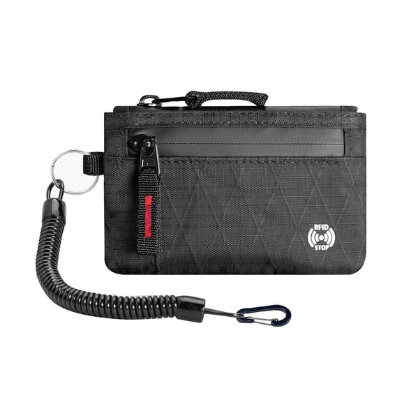 Anti-theft Card Holder RFID Coin Purse Portable Key Holder Multifunctional Travel Document Wallet
