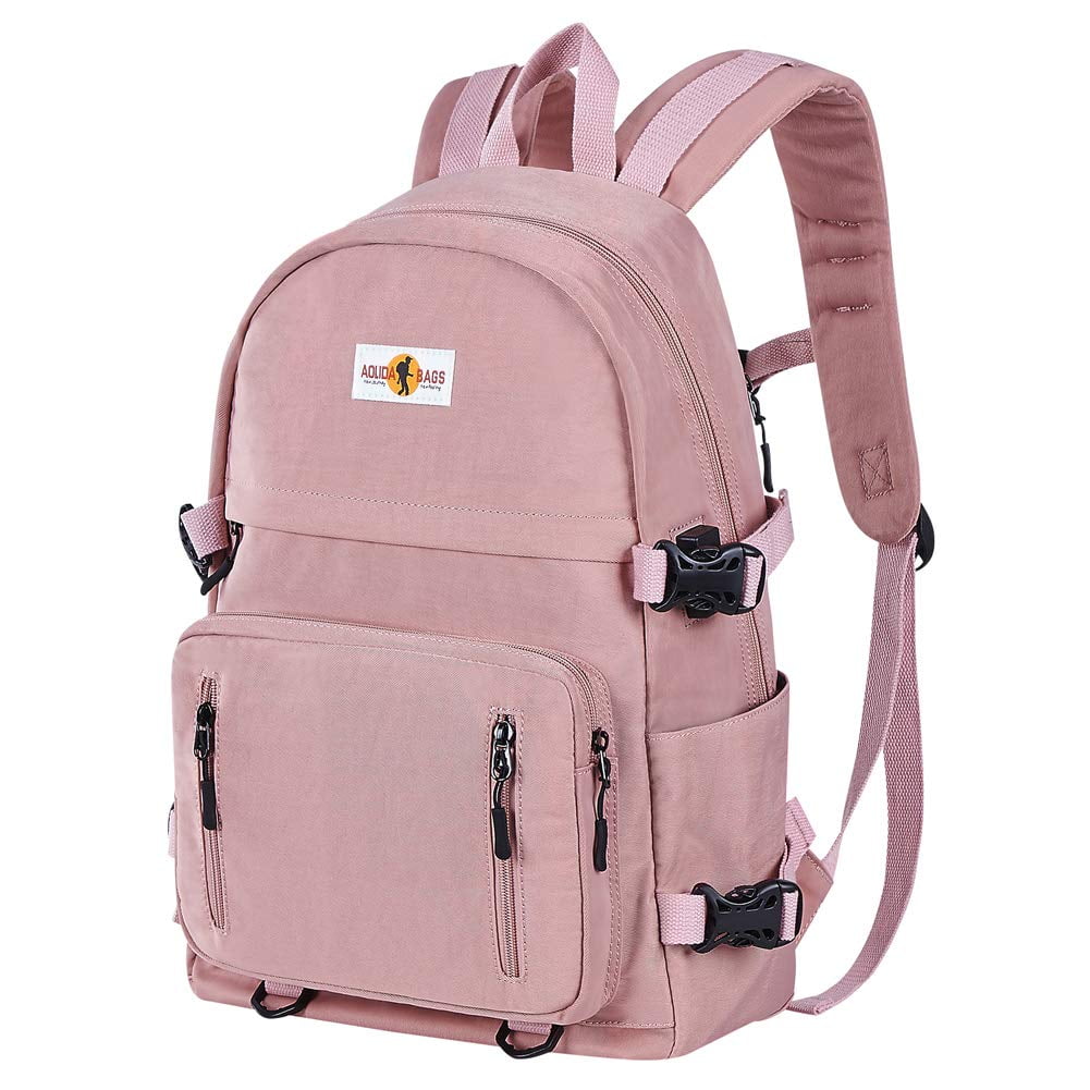 Backpack Girls Teenager Boys School Backpack with USB Laptop Schoolbag Lightweight School Bags for Women Men Pink