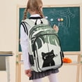 thumbnail image 7 of FORMRS Unisex School Backpack 17" Student Travel Bag with Laptop Compartment, Black Cat Umbrella, 7 of 7