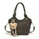 thumbnail image 1 of Bolsos retro populares, bolsos de mujer, novedad de 2025, bolso bandolera tipo cubo con textura simple, bolso de hombro informal., 1 of 5