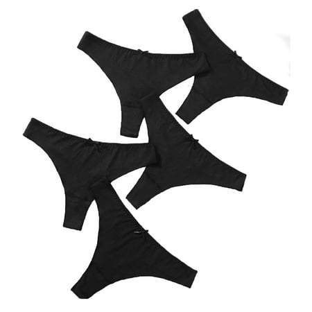 

5pack Sets Black Plus Size Panties (Women s)