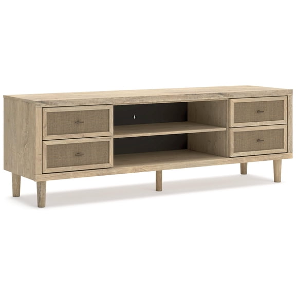 Signature Design by Ashley Cielden Light Brown 72" TV Stand for TVs up to 82"