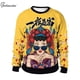thumbnail image 4 of Sudadera con estampado 3D para hombre, jersey de gran tamaño, ropa de calle de estilo chino con cuello redondo, 4 of 4