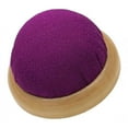 thumbnail image 4 of veasfak Rond Bois Base Broche Coussin Aiguille Support de Rangement Bricolage Couture Fournitures 7cm, 4 of 7