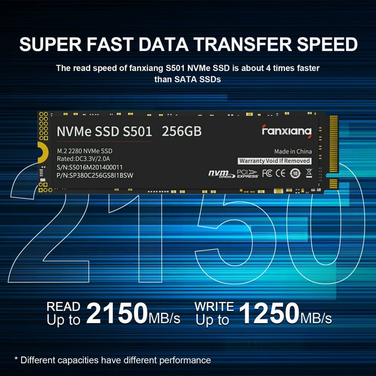 fanxiang S770 1To PCIe 4.0 NVMe SSD M.2 2280 Disque SSD Interne à