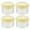 Yellow#4, variant on Portable Condiment Containers | 4-Pack Mini Sauce & Dressing Jars with Lids | Food Safe PP Plastic for Lunch Box, BBQ & Camping