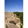 thumbnail image 2 of Flaherty, Dennis 11x14 Black Ornate Wood Framed with Double Matting Museum Art Print Titled - Italy, Sorano Medieval hill town on a cliffside, 2 of 4