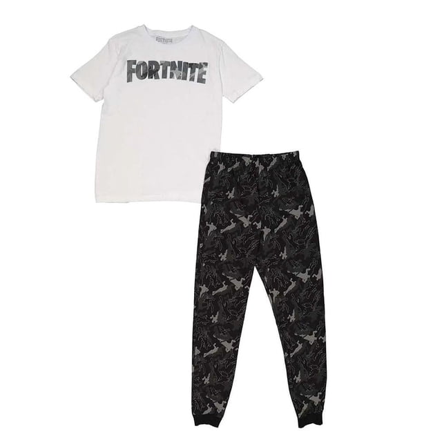 Pijama Movis Talla 12 Fortnite Gris