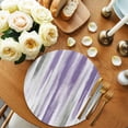 thumbnail image 3 of Round Placemats Set of 4 Purple Grey Place Mats Washable Woven Placemat Abstract Art Texture Circle Braided Table Mat for Kitchen Dining Table Party Home Decor 15 Inch, 3 of 8
