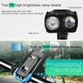 thumbnail image 6 of USB Rechargeable Bike Headlight LED Bicycle Front Head Light Cycling(Green), 6 of 9