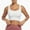 White, variant on Munlar No Wire Longline Sports Bras for Women High Impact Supportive Black Bras L
