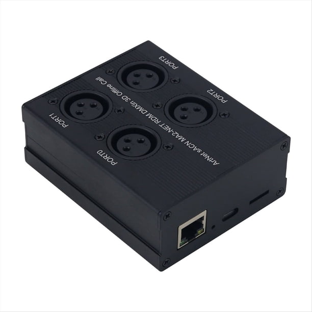 Controlador de Iluminación de Escenario SL04 Super con DMX512, 54 Efectos RGB Integrados y Compatibilidad con los Protocolos ARTNET/SACN.