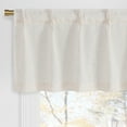 thumbnail image 2 of NICETOWN Kitchen Curtains 36 Inches Long, Pinch Pleated Linen Curtains Farmhouse Light Filtering Short Curtains for Cafe Bar Bedroom Window, White, 26"x36", 2 Panels, 2 of 7