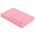 thumbnail image 3 of ABS Material Mobile Hard Drive, Ultra-thin Portable Hard Disk Box, For 2.5-Inch Hard Drives Pink, 3 of 8