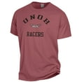 thumbnail image 2 of Men's ComfortWash Burgundy Northwestern Ohio Racers Arch Logo Garment Dyed T-Shirt, 2 of 3