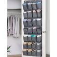 Over the Door Shoe Organizer Hanging Shoe Rack Storage Holder with 28