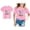2-Pink, variant on Kids Girls Easter Outfit Short Sleeved T Shirt Orange Easter Graphic Tees Easter Summer Tees Easter T Shirts For Girls 5-6 Years Size