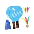 thumbnail image 3 of amleso 2 Pieces Badminton Set Indoor Badminton Kit Strength Outdoor Toy Shuttlecock and Racket Set for Outdoor Beach Children Friend B, 3 of 9