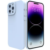 iPhone 14 Pro Max Case with Camera Protection, Silicone Shockproof Slim Thin Phone Case for iPhone 14 Pro Max 6.7 inch ( Yuanfeng Blue)
